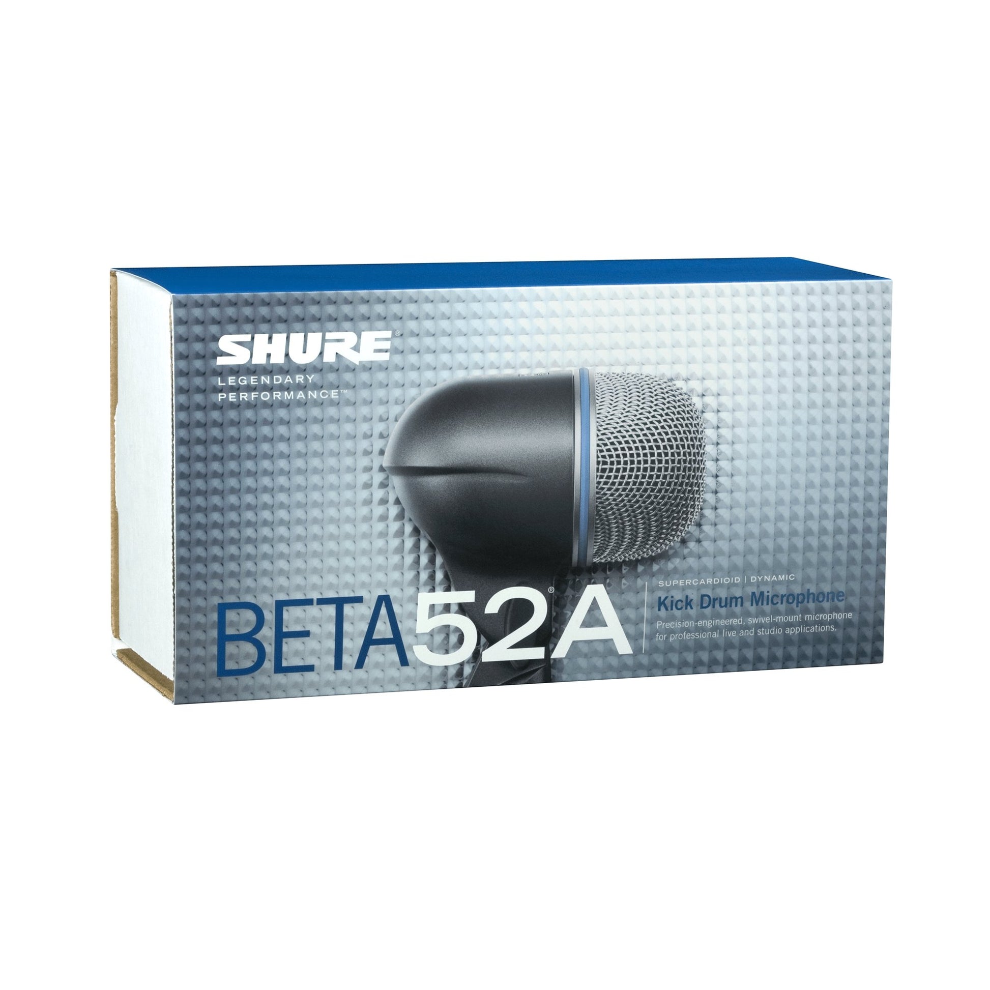 Shure Beta 52A Supercardioid Dynamic Kick Drum Microphone - Leitz Music--BETA52A