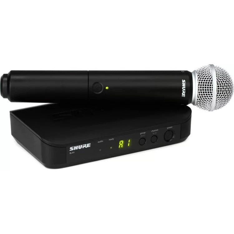 Shure BLX24/SM58 Wireless Handheld Microphone System - Leitz Music--BLX24/SM58