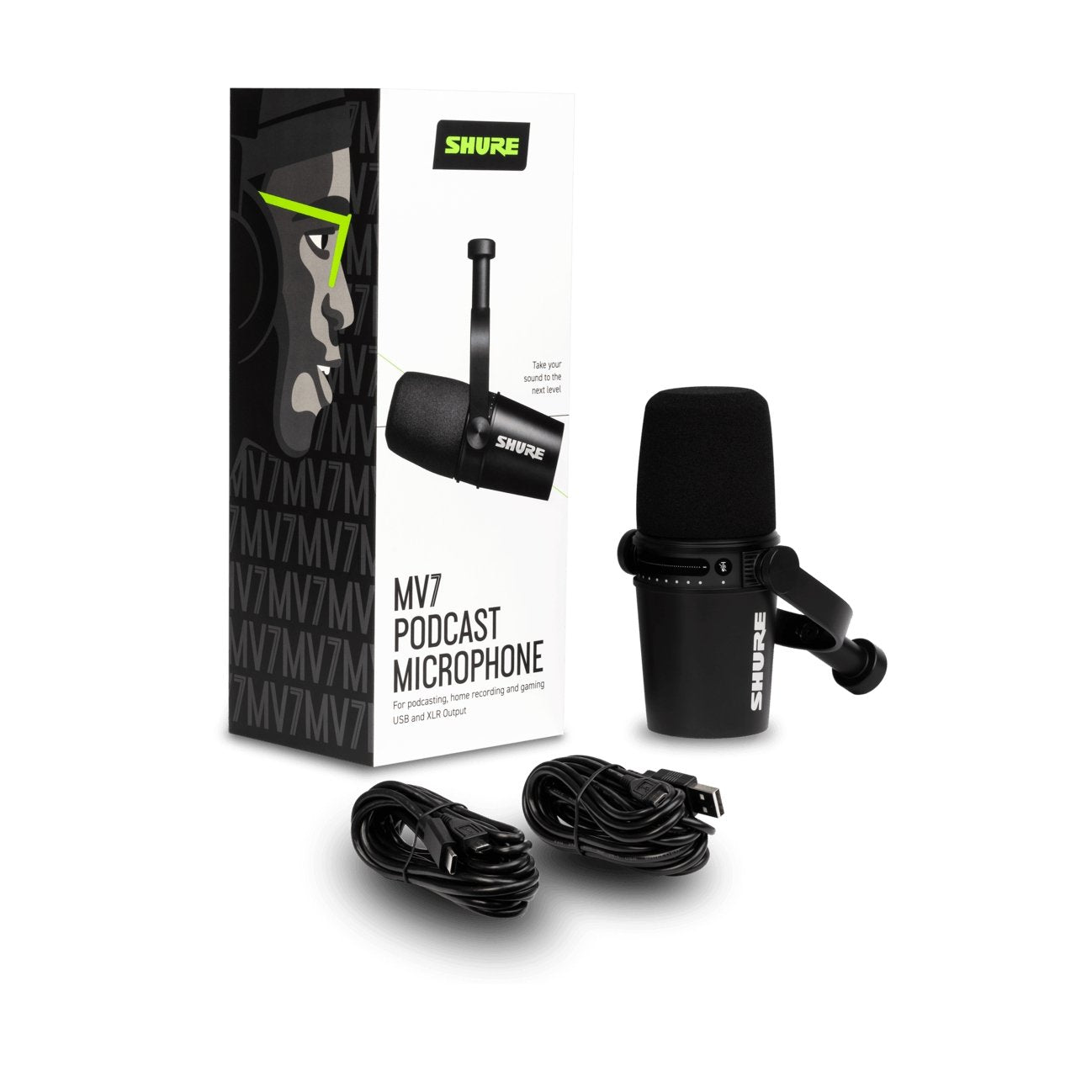 Shure MV7 USB Podcast Microphone - Leitz Music