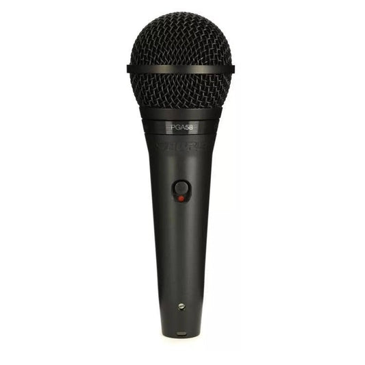 Shure PGA58-QTR Dynamic Vocal Microphone with XLR to XLR Cable - Leitz Music--PGA58XLR