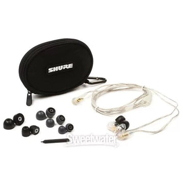 Shure SE215-CL Sound Isolating Earphones - Clear - Leitz Music