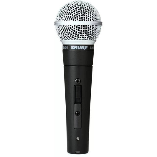 Shure SM58S Cardioid Dynamic Vocal Microphone with On/Off Switch - Leitz Music-042406051279-SM58S