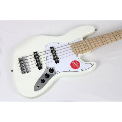 Squier Affinity Series Jazz Bass V - Olympic White - Leitz Music-885978722952-0378652505