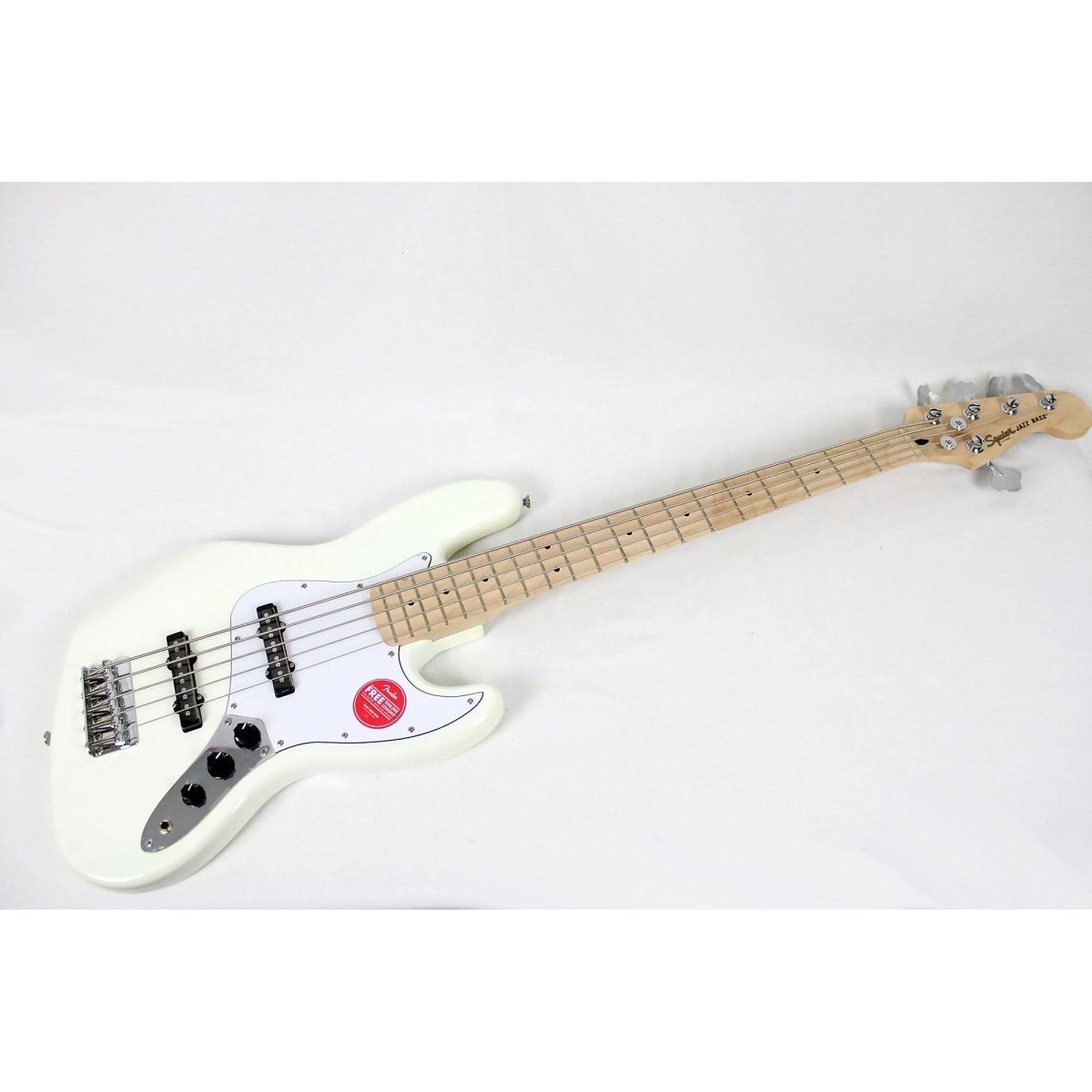 Squier Affinity Series Jazz Bass V - Olympic White - Leitz Music