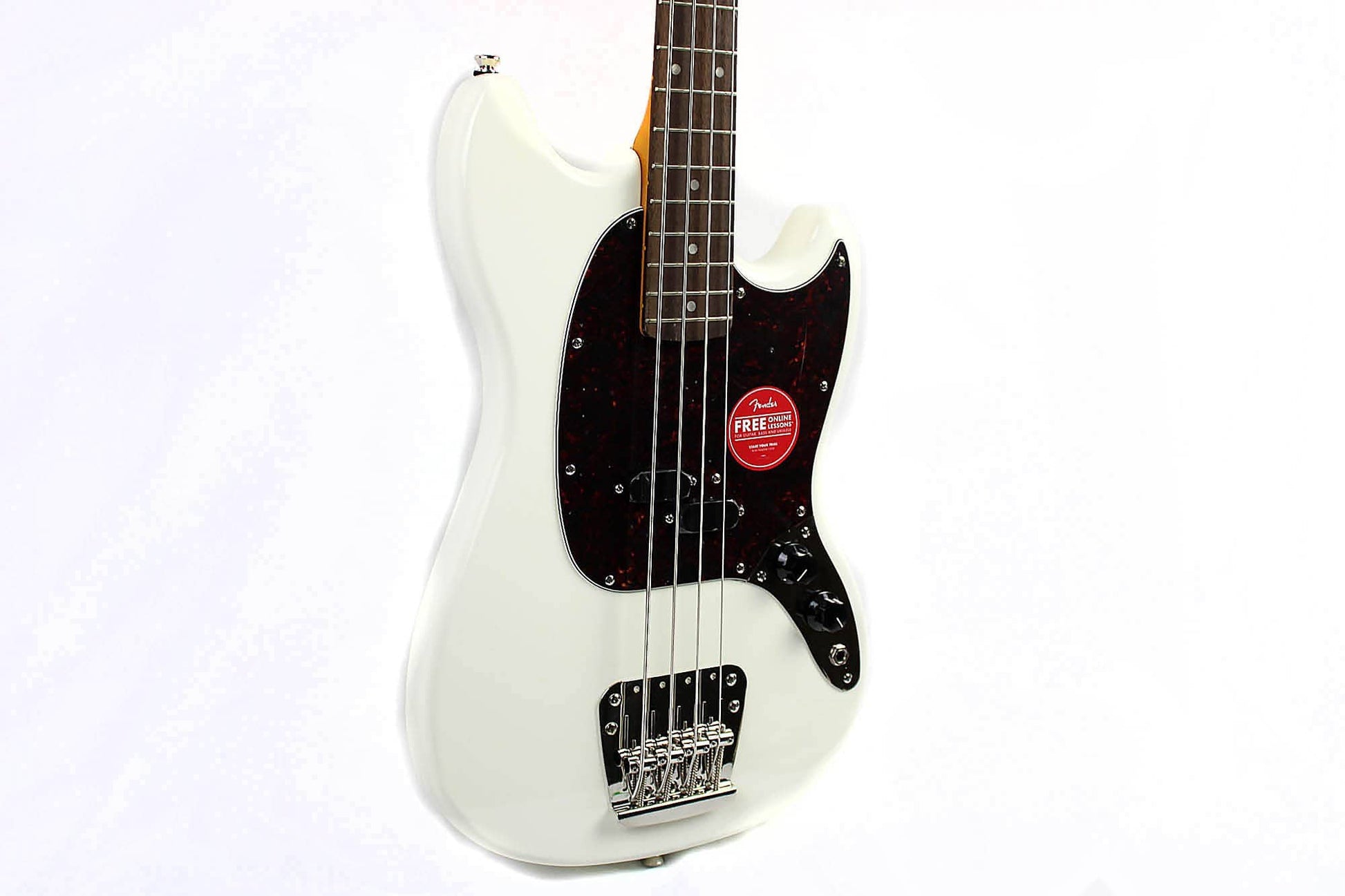 Squier Classic Vibe '60s Mustang Bass - Olympic White - Leitz Music-885978064816-0374570505