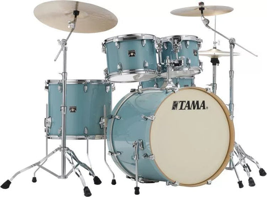 Tama Superstar Classic CL52KS 5-piece Shell Pack with Snare Drum - Light Emerald Blue Green - Leitz Music-4549763218155-CL52KSLEG
