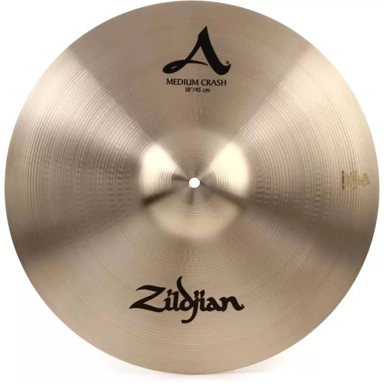 Zildjian 18 inch A Zildjian Medium Crash Cymbal - Leitz Music-998387605683-A0242
