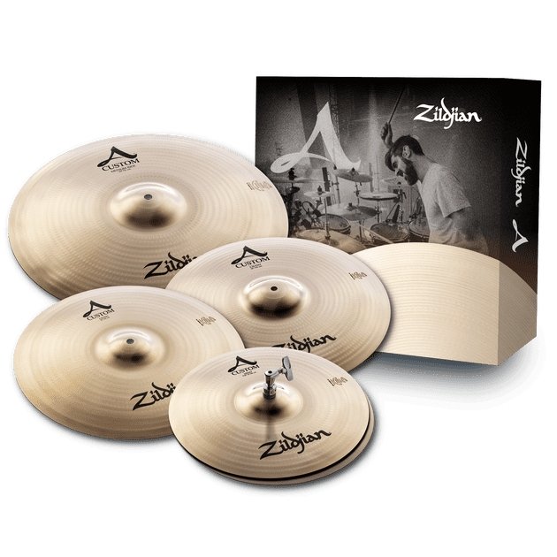 Zildjian A Custom Cymbal Set -14/16/18/20 inch - Leitz Music-692621270063-A2057911