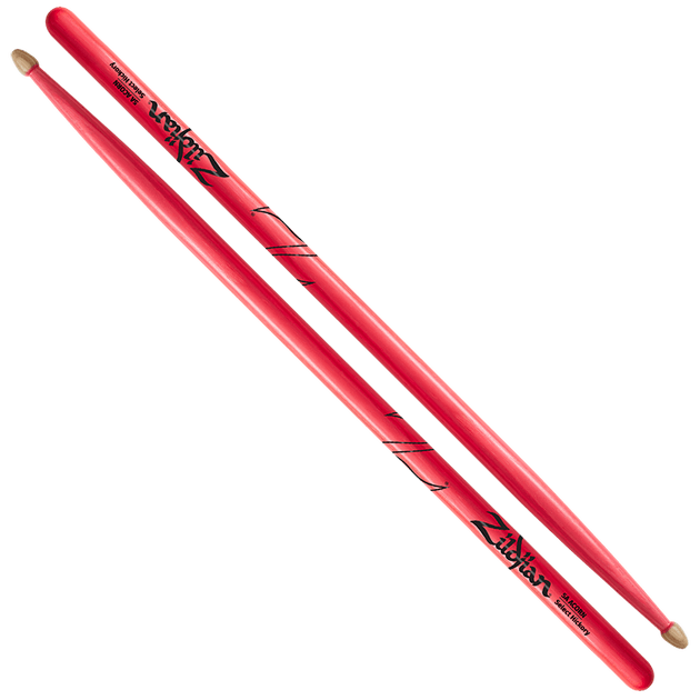 Zildjian Acorn Drumsticks - 5A - Neon Pink - Leitz Music-818267913830-Z5aacdgp